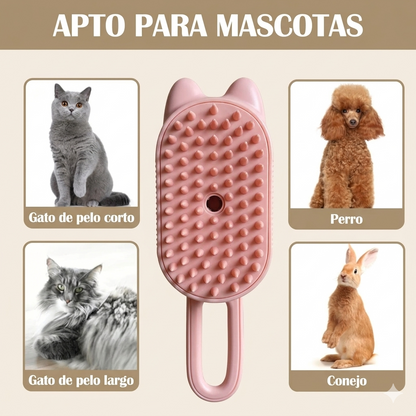 Cepillo a Vapor para Perros y Gatos